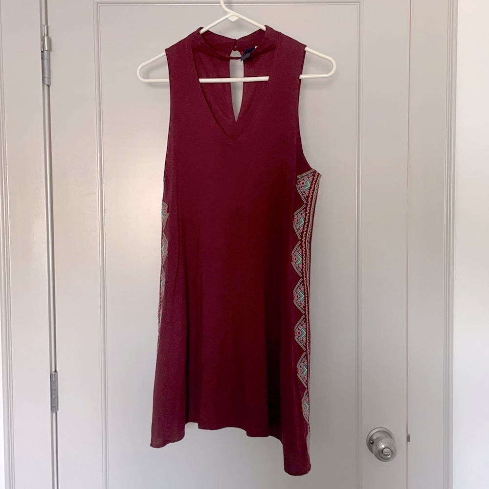 Francessca’s Maroon Dress